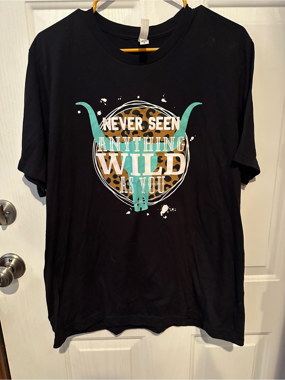 Black Graphic Tee - Never Seen Anything Wild